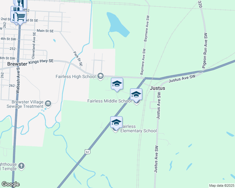 map of restaurants, bars, coffee shops, grocery stores, and more near 11885 Navarre Road Southwest in Navarre