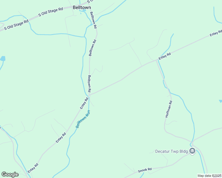 map of restaurants, bars, coffee shops, grocery stores, and more near 488 Ertley Road in McClure