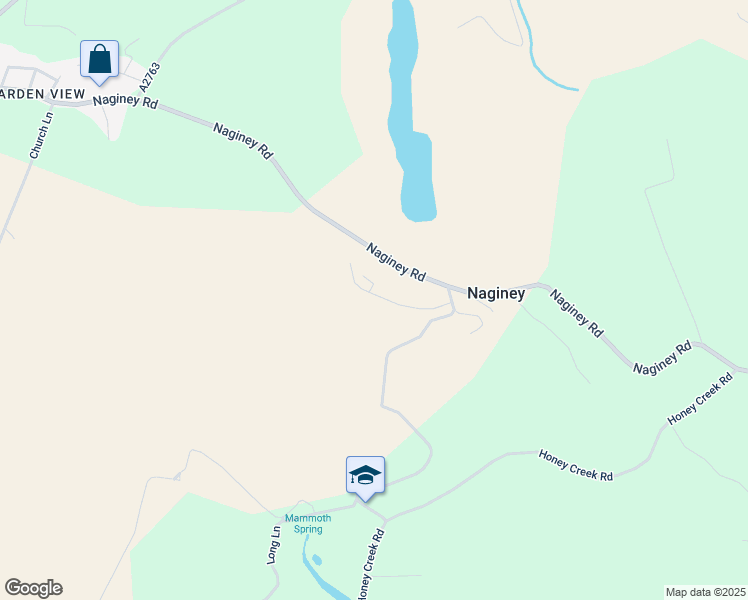 map of restaurants, bars, coffee shops, grocery stores, and more near 84 Creek Drive in Milroy