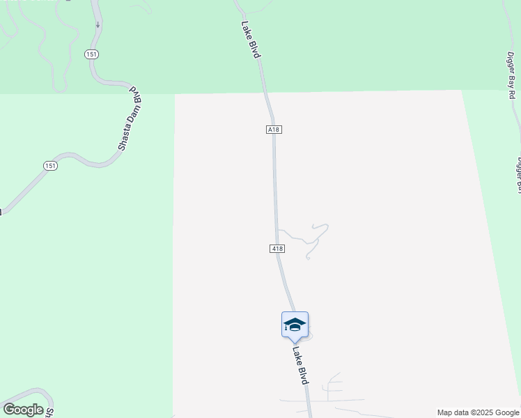 map of restaurants, bars, coffee shops, grocery stores, and more near 14300 Lake Boulevard in Shasta Lake