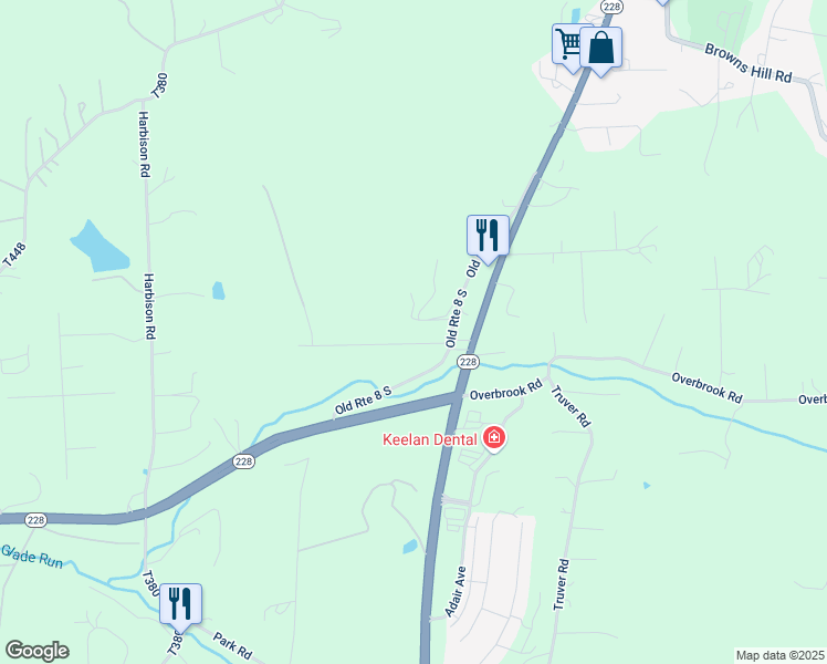 map of restaurants, bars, coffee shops, grocery stores, and more near 107 Fulton Dr in Valencia