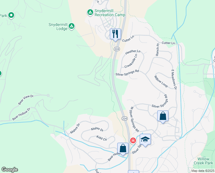 map of restaurants, bars, coffee shops, grocery stores, and more near 5100 Cove Canyon Drive in Park City