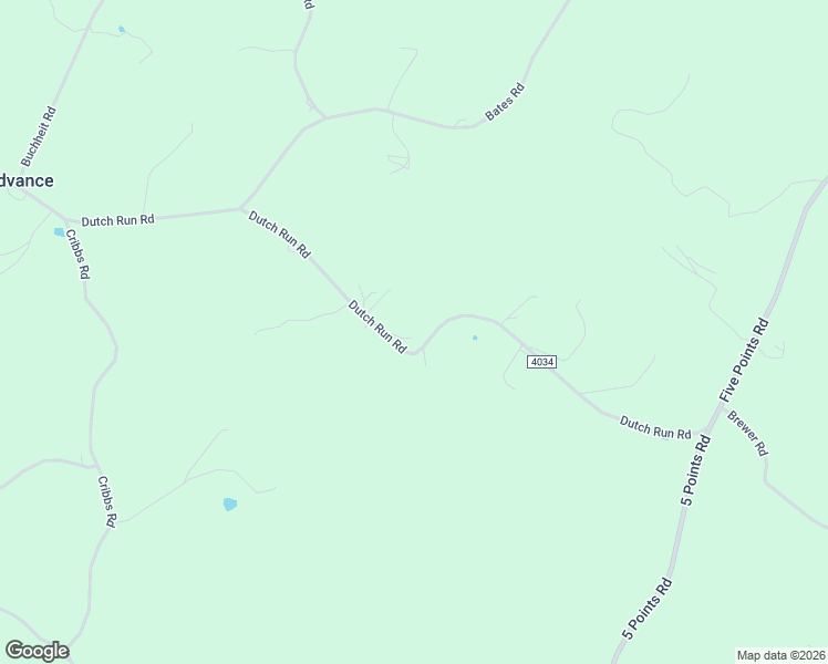 map of restaurants, bars, coffee shops, grocery stores, and more near 768 Dutch Run Road in Indiana