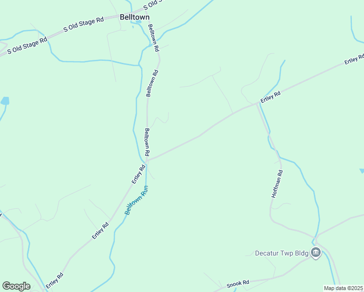 map of restaurants, bars, coffee shops, grocery stores, and more near 488 Ertley Road in McClure