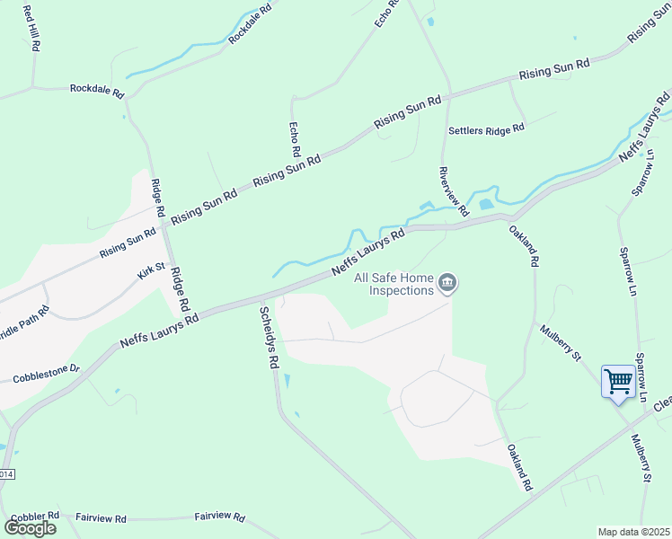 map of restaurants, bars, coffee shops, grocery stores, and more near 2251 State Route 4014 in Slatington