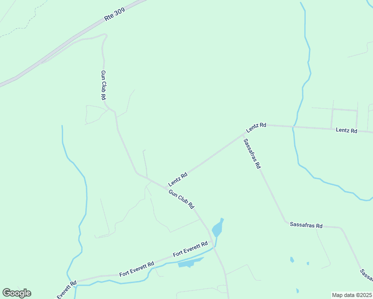 map of restaurants, bars, coffee shops, grocery stores, and more near 7095 Lentz Road in New Tripoli