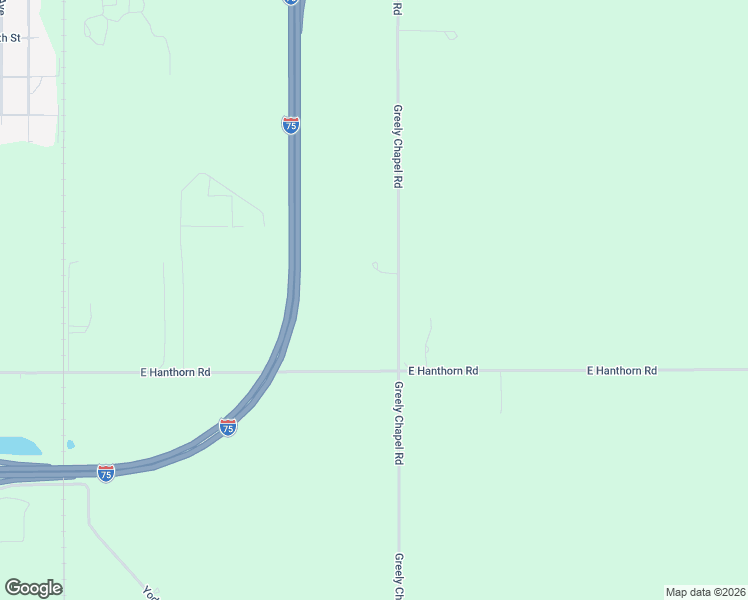 map of restaurants, bars, coffee shops, grocery stores, and more near 2576 Greely Chapel Road in Lima