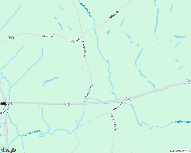 map of restaurants, bars, coffee shops, grocery stores, and more near 13887 Foundry Hill Road in Hanoverton