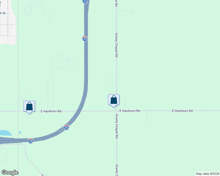 map of restaurants, bars, coffee shops, grocery stores, and more near 2490 Greely Chapel Rd in Lima