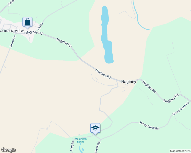 map of restaurants, bars, coffee shops, grocery stores, and more near 25 Golf Tee Lane in Milroy