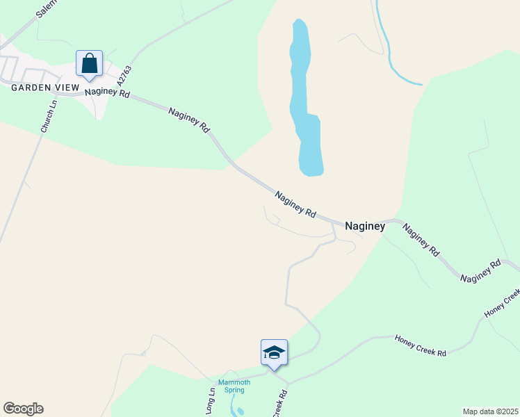 map of restaurants, bars, coffee shops, grocery stores, and more near 128 Creek Drive in Milroy