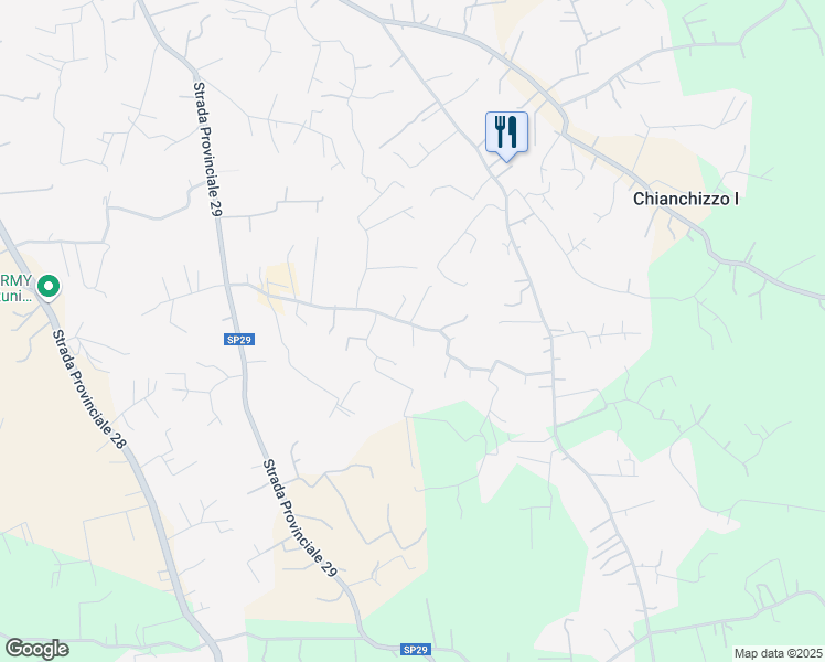 map of restaurants, bars, coffee shops, grocery stores, and more near Contrada Acquarella in Provincia di Brindisi