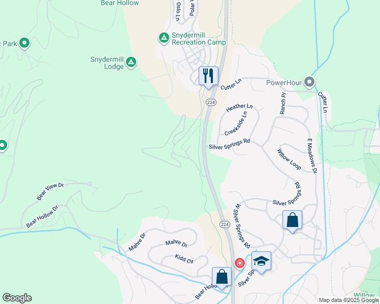 map of restaurants, bars, coffee shops, grocery stores, and more near 5135 Cove Canyon Drive in Park City