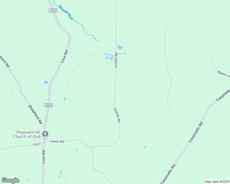 map of restaurants, bars, coffee shops, grocery stores, and more near 576 Griffith Road in Hastings