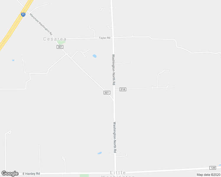 map of restaurants, bars, coffee shops, grocery stores, and more near 1870 Washington-North Road in Mansfield