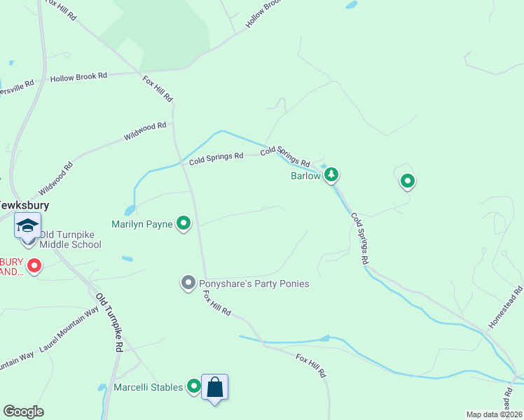 map of restaurants, bars, coffee shops, grocery stores, and more near 6 Scarlet Oak Road in Califon