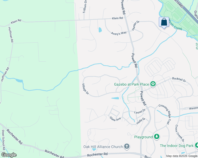 map of restaurants, bars, coffee shops, grocery stores, and more near 503 Ridge Court in Cranberry Township