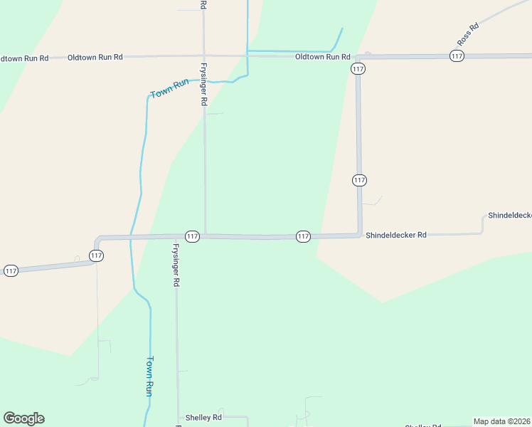 map of restaurants, bars, coffee shops, grocery stores, and more near 5061 Ohio 117 in Rockford