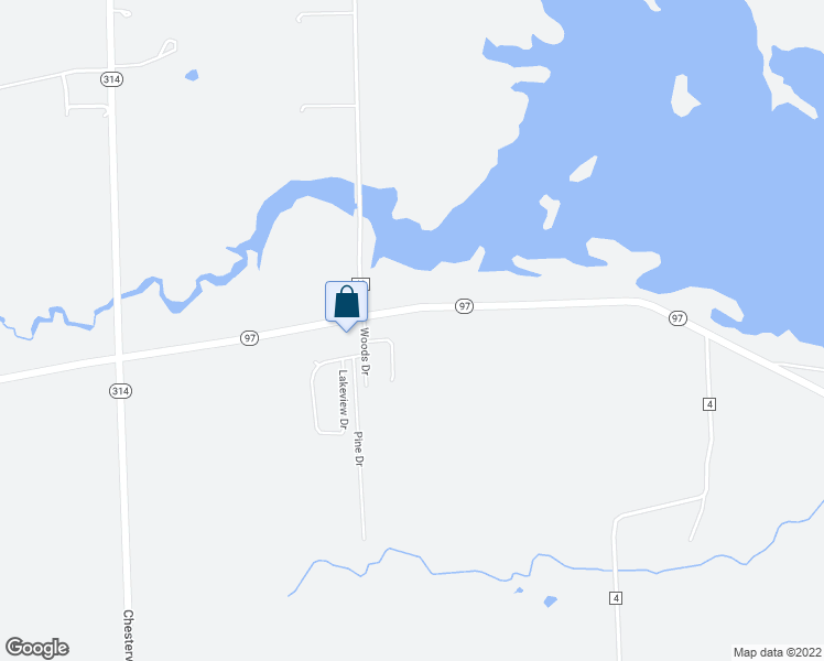 map of restaurants, bars, coffee shops, grocery stores, and more near 7394 Ohio 97 in Mansfield