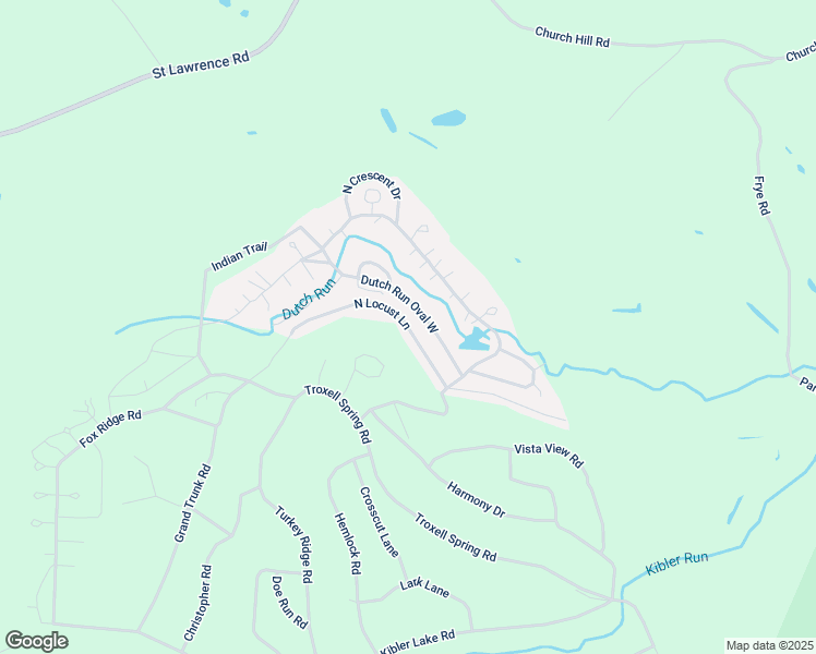 map of restaurants, bars, coffee shops, grocery stores, and more near North Locust Lane in Flinton