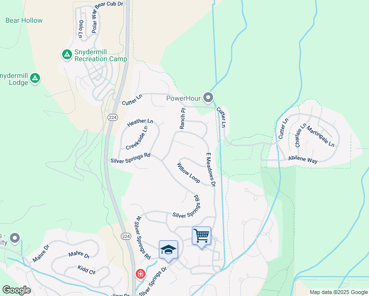map of restaurants, bars, coffee shops, grocery stores, and more near 1528 Fletcher Court in Park City