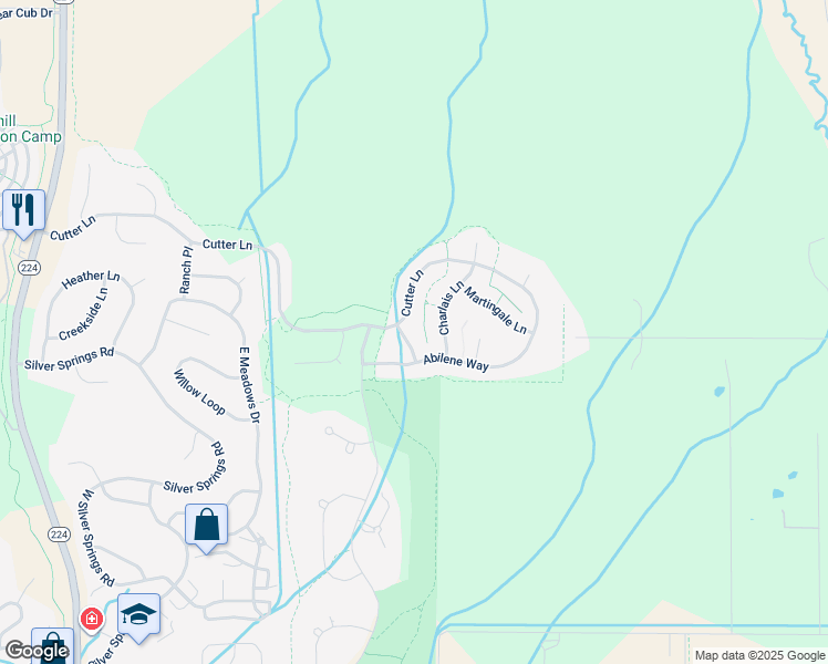 map of restaurants, bars, coffee shops, grocery stores, and more near 4784 Sagebrush Road in Park City