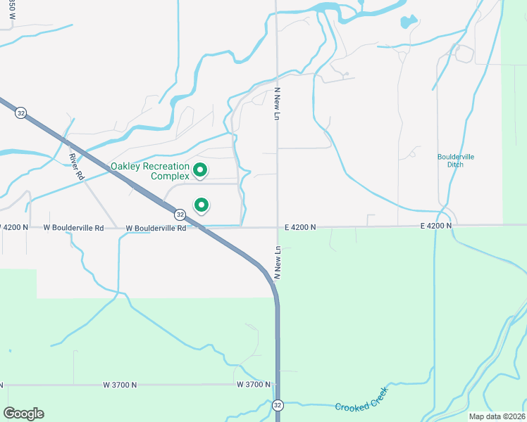 map of restaurants, bars, coffee shops, grocery stores, and more near 4275 North New Lane in Oakley