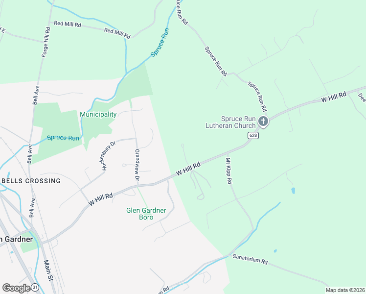 map of restaurants, bars, coffee shops, grocery stores, and more near 2 Sturbridge Court in Glen Gardner