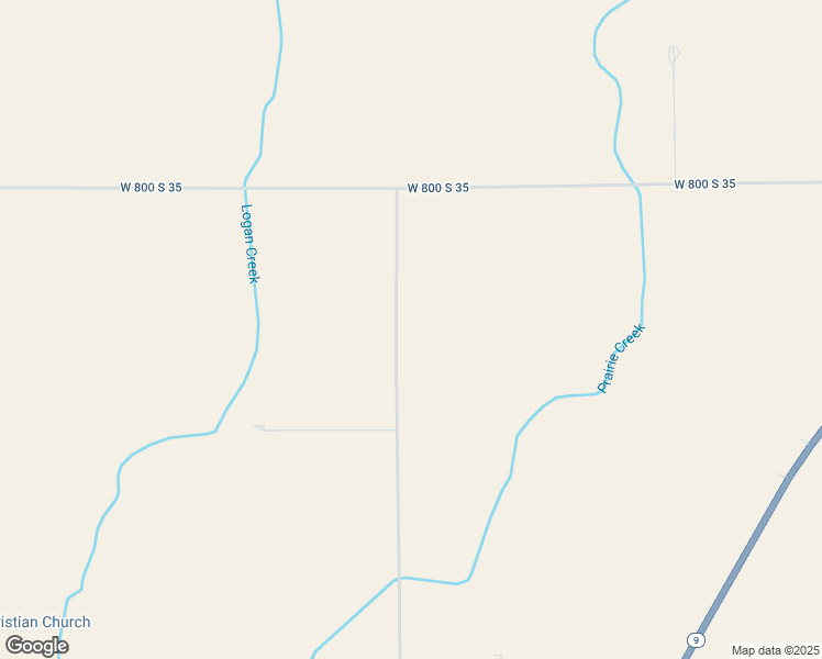 map of restaurants, bars, coffee shops, grocery stores, and more near 8001-8793 South 800 W35 in La Fontaine