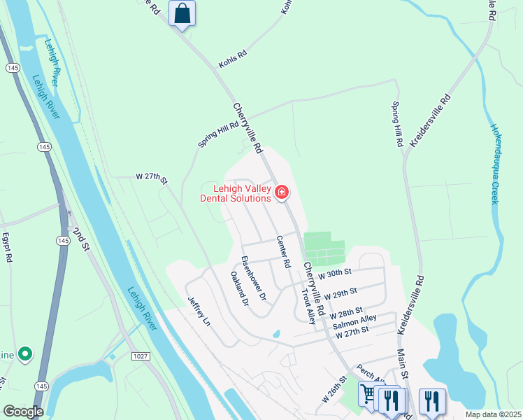 map of restaurants, bars, coffee shops, grocery stores, and more near 3254 Center Rd in Northampton
