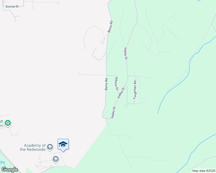 map of restaurants, bars, coffee shops, grocery stores, and more near 7767 Berta Road in Eureka