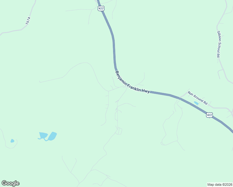 map of restaurants, bars, coffee shops, grocery stores, and more near 106 Farster Road in Kittanning