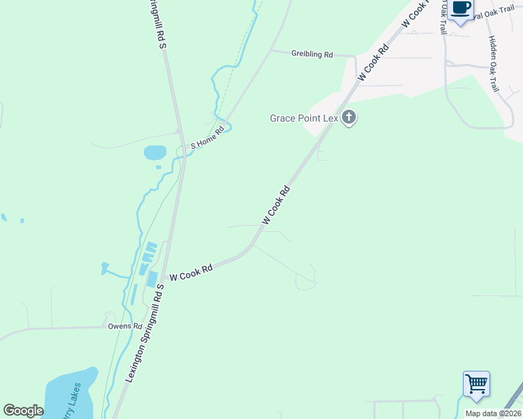 map of restaurants, bars, coffee shops, grocery stores, and more near 2058 W Cook Rd in Mansfield
