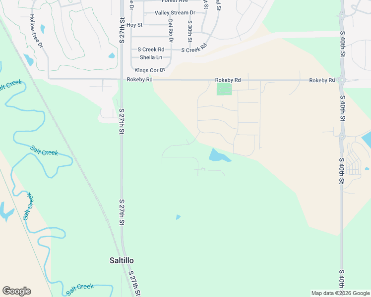 map of restaurants, bars, coffee shops, grocery stores, and more near 10600 South 27th Street in Roca