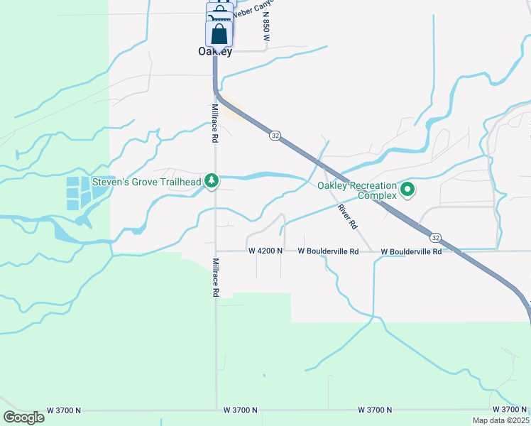 map of restaurants, bars, coffee shops, grocery stores, and more near 4312 Meadow Lane in Oakley