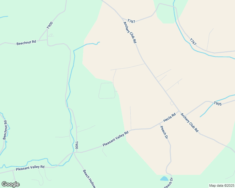 map of restaurants, bars, coffee shops, grocery stores, and more near 75 Ricks Road in New Ringgold