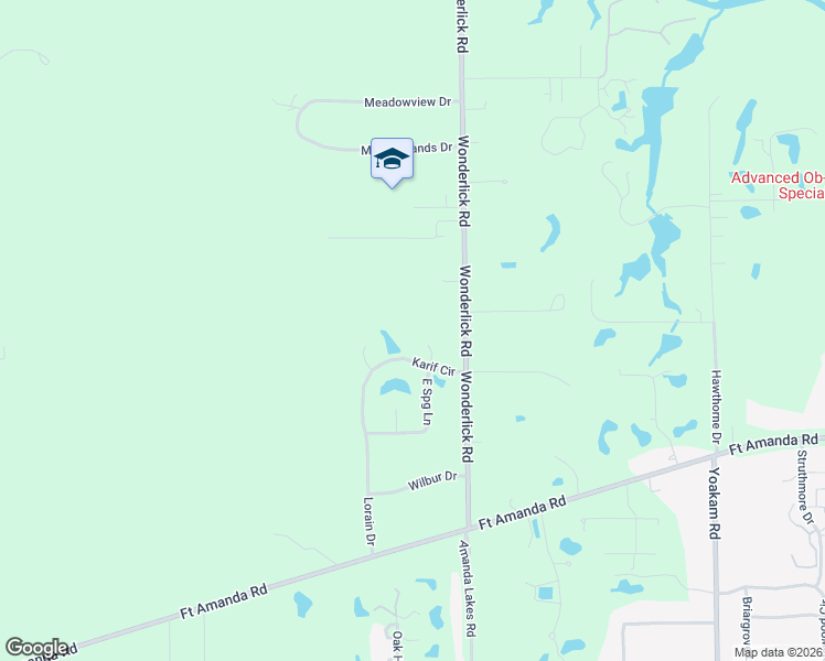 map of restaurants, bars, coffee shops, grocery stores, and more near 1748 N Spring Ct in Lima