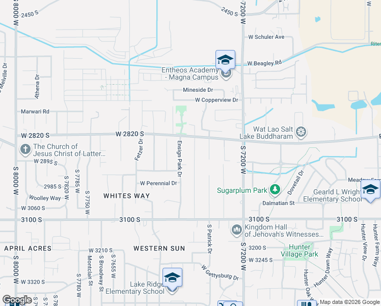 map of restaurants, bars, coffee shops, grocery stores, and more near in Magna