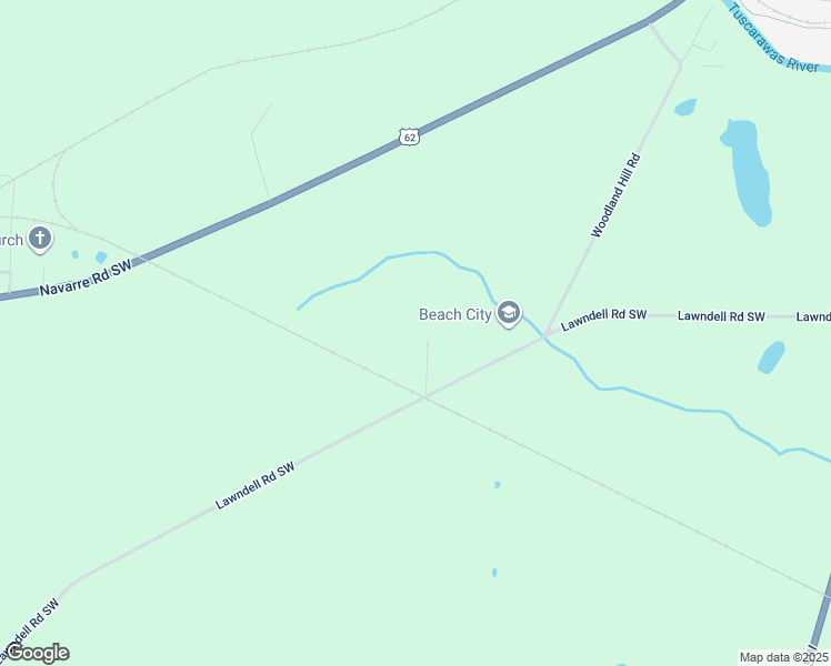map of restaurants, bars, coffee shops, grocery stores, and more near 9725 Lawndell Road Southwest in Navarre