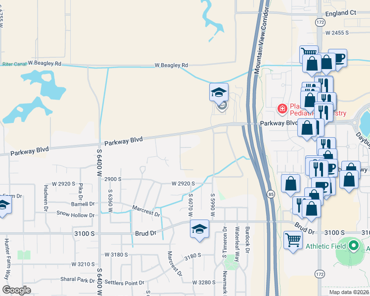 map of restaurants, bars, coffee shops, grocery stores, and more near in Salt Lake City