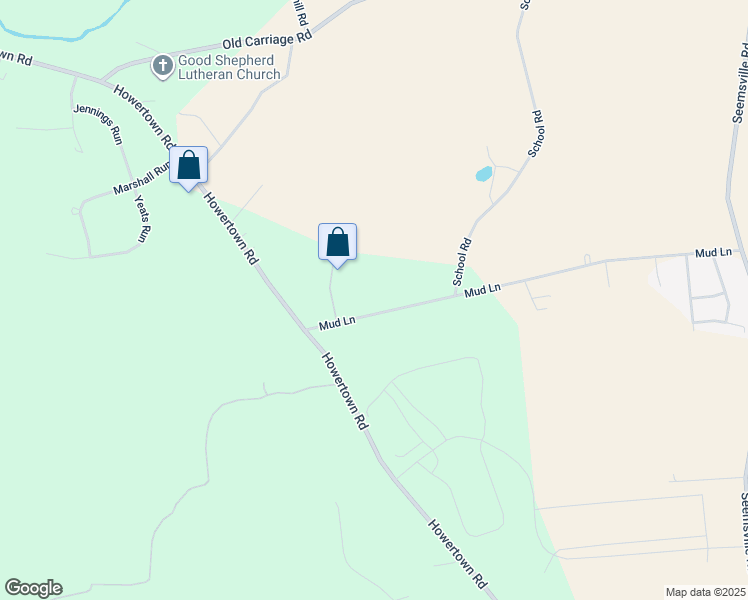 map of restaurants, bars, coffee shops, grocery stores, and more near 836 Mud Lane in Northampton