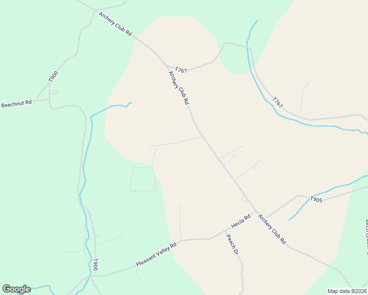 map of restaurants, bars, coffee shops, grocery stores, and more near 9 Ricks Road in New Ringgold