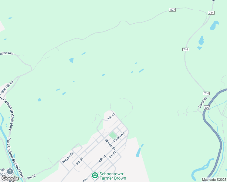 map of restaurants, bars, coffee shops, grocery stores, and more near in Port Carbon