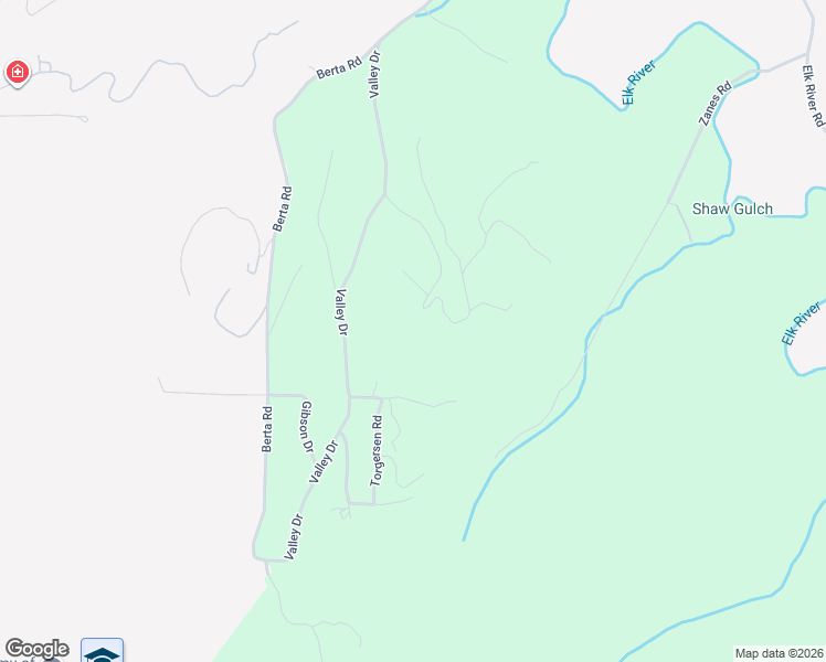 map of restaurants, bars, coffee shops, grocery stores, and more near 1145 Greenpoint Road in Eureka