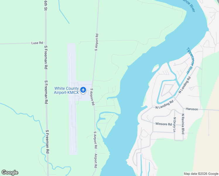 map of restaurants, bars, coffee shops, grocery stores, and more near 2201-2243 South Runway Court in Monticello