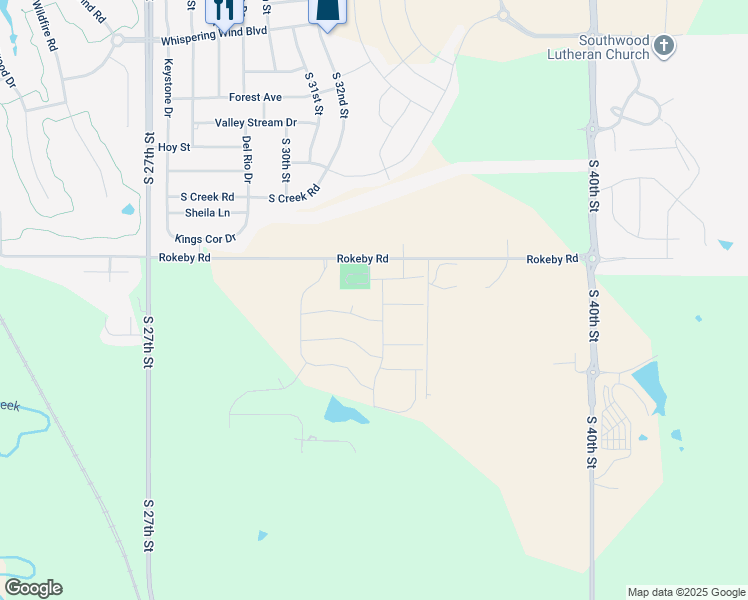 map of restaurants, bars, coffee shops, grocery stores, and more near 10100 South 32nd Court in Roca