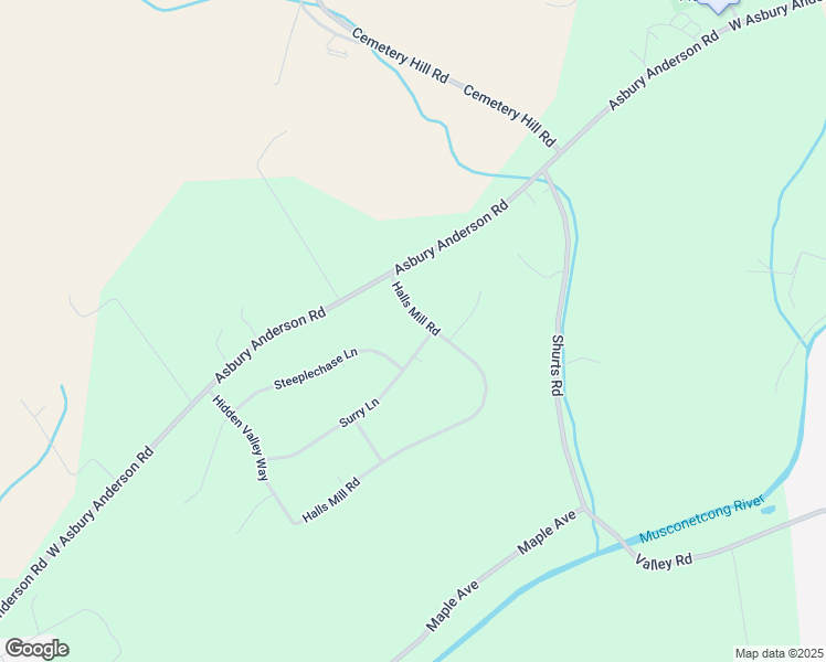 map of restaurants, bars, coffee shops, grocery stores, and more near 4 Halls Mill Road in Asbury