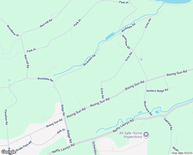 map of restaurants, bars, coffee shops, grocery stores, and more near 2181 Echo Road in Slatington