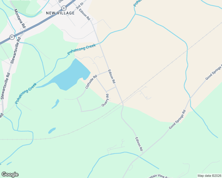 map of restaurants, bars, coffee shops, grocery stores, and more near 5 Quarry Road in Stewartsville