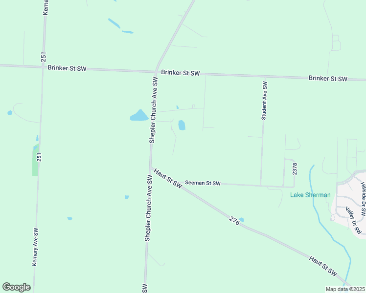 map of restaurants, bars, coffee shops, grocery stores, and more near 6835 Florence Avenue Southwest in Navarre